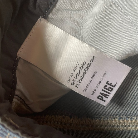 Paige Denim Mini Skirt Dabney Size 26 - Picture 5 of 8